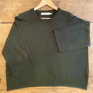 InWear olive green boxy sweater, size XL (or L)